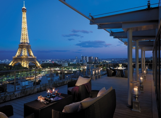 vue tour Eiffel hotel Shangri-la